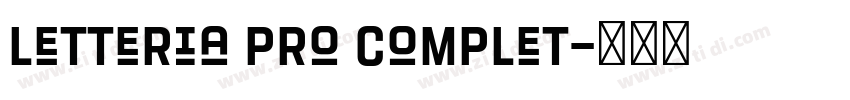 Letteria Pro Complet字体转换